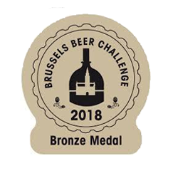 Medaglia di bronzo al Brussels Beer Challenge 2018 nella categoria "Russian imperial stout"