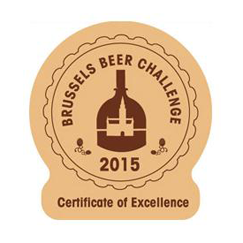 "Certificato d'eccellenza" al Brussels Beer Challenge 2015 categoria "Stout/porter - Russian imperial stout".