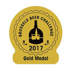 Medaglia d'oro al Brussels Beer Challenge 2017